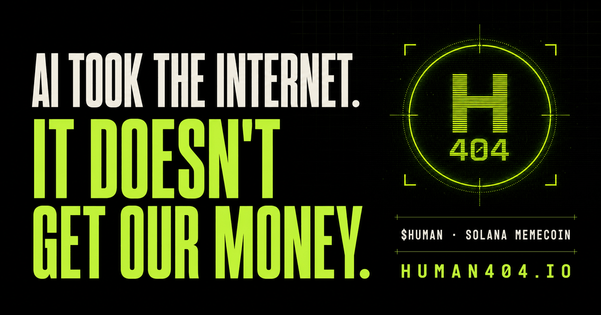 HUMAN 404 / SHARE CARD official asset preview